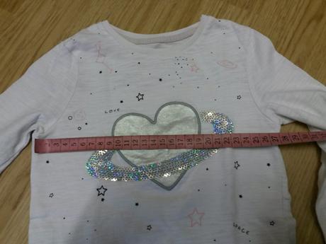 Tričko s flitry, f&f,98