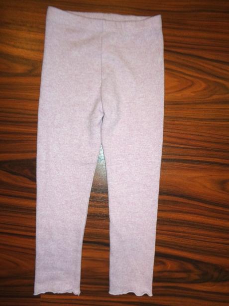 Růžové melírované teplé legíny, girl2girl,104