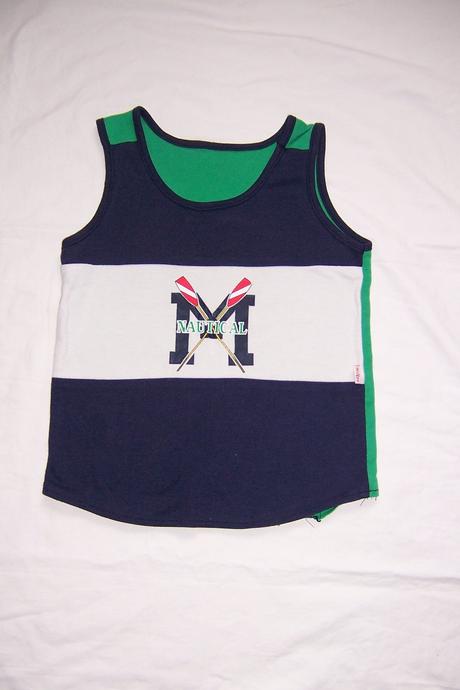 Bavlněné tílko bez rukávů, 128