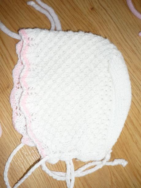 Dívčí pletená čepička vel.62/68, 62