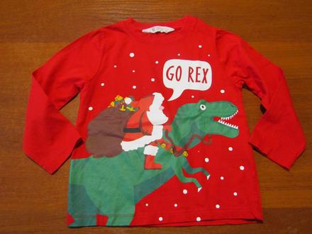 Bavlněné vánoční triko vel 98, 98