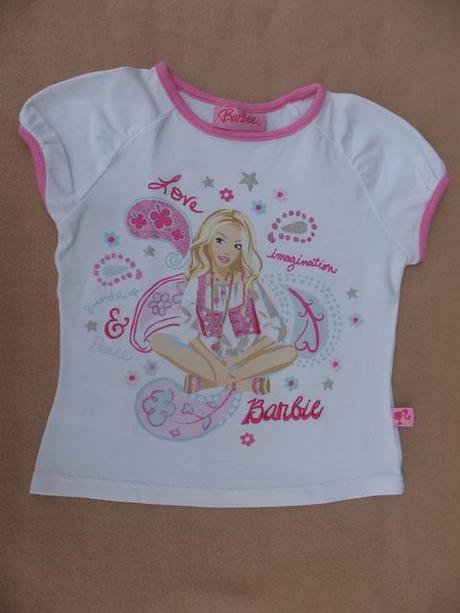 Tričko barbie s krátkým rukávem, barbie,86