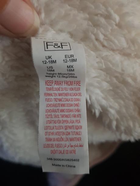 Dívčí vesta  značky f&f velikost 12-18 měsíců., f&f,80