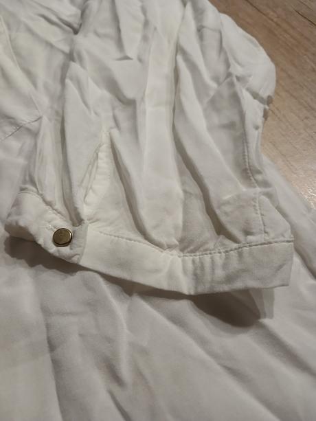 Průsvitná bílá halenka vel. asi xl, xl