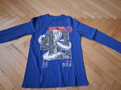 4 trička s dlouhým rukávem, f&f,164