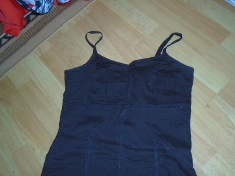 Šaty bavlna plátno se spodničkou vel 40, f&f,40