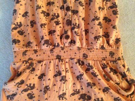 Dívčí letní overal sloni, f&f,98