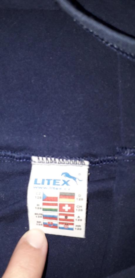 Elastické šortkové legíny, litex,128
