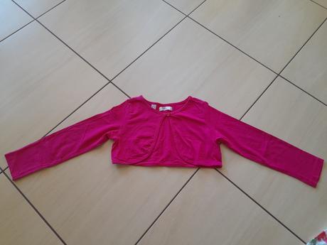 Šaty + bolerko + pásek, bpc, vel 116, bonprix,116