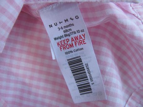 Plátěná propínací halenka 3-6 měs., nutmeg,68