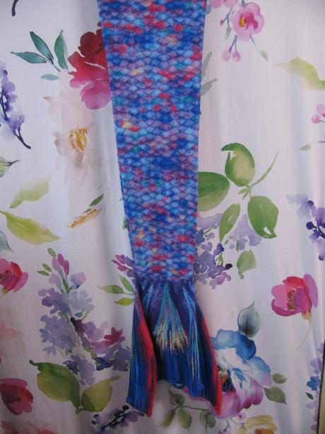 Kostým-elastický rybí ocas mořská panna, 