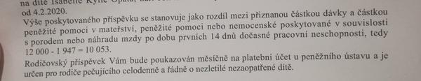 Odečet peněz z RP. Nevíte proč?