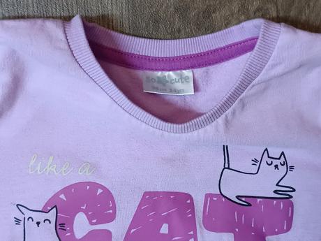 2x dívčí mikina s kočkami, so cute, vel. 98, 98