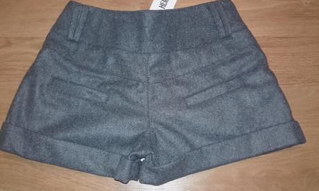 Teplejšie šortky k pančuchám zn.  hero, nenosené, 164