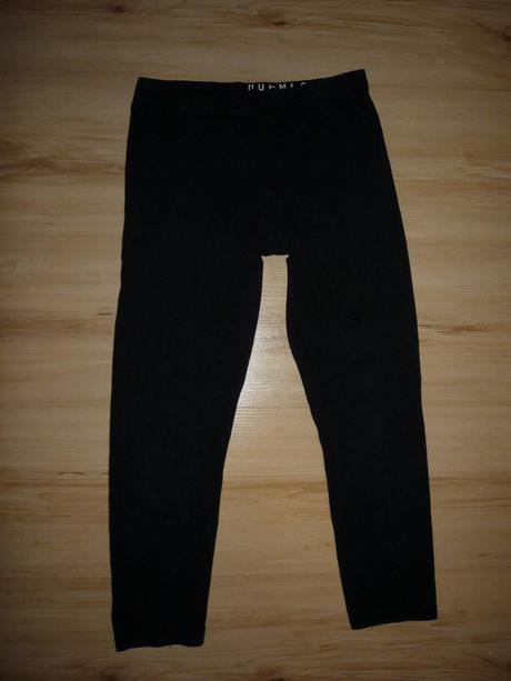 Černé 3/4 leginy, nutmeg,140