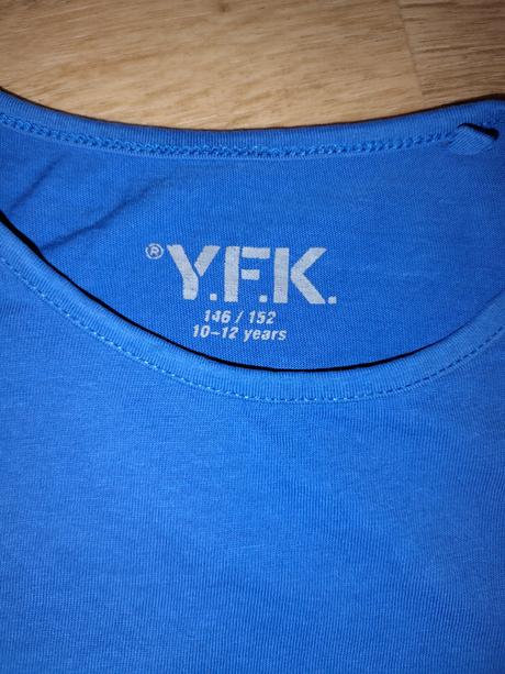 Dívčí triko kr. r. 146/152 modré, 146