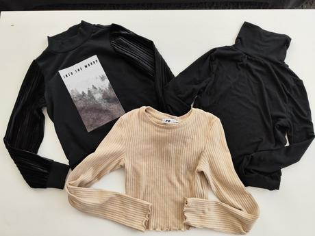 Tričko 3x vel. 140 - 158, h&m,140