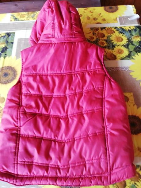 Vesta dívčí prošívaná vel. 4 roky., pumpkin patch,104