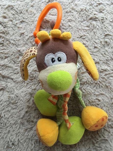 Vrnící / šustící zvířátko na zavěšení 0m+,