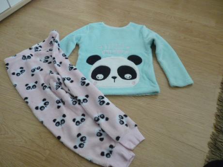 Flís komplet panda vel.4-5, 110