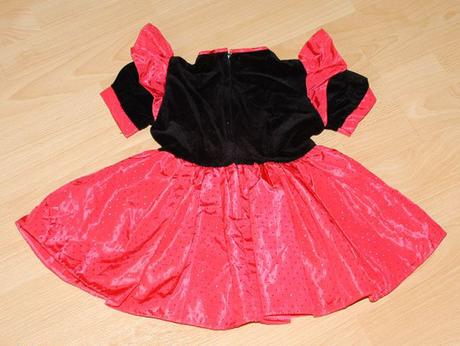 Černo-růžové šaty i pro kočičku, 92