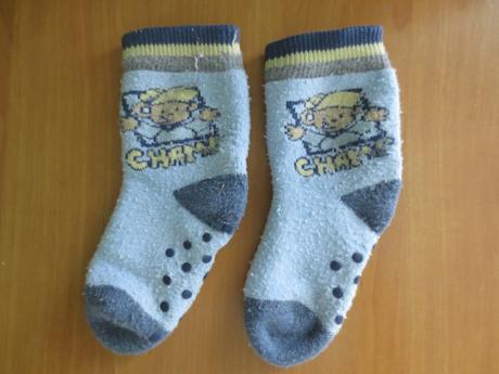 Ponožky teplé protiskluzové 12-18m, 17