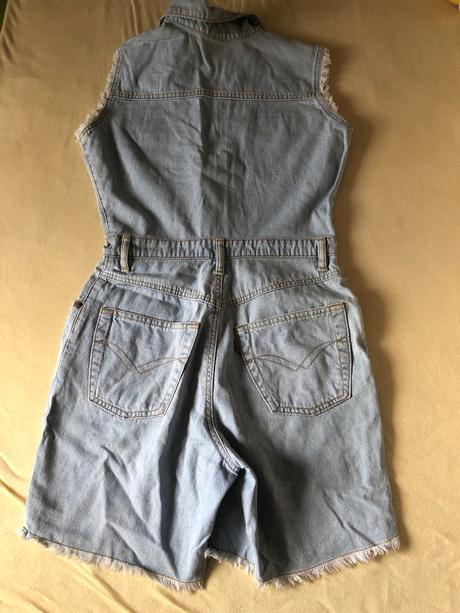 Dzinovy overal kratky s, s