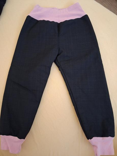 Softshellové kalhoty s beránkem, 98