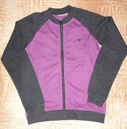 Dívčí mikina se smajlíkem vel. 146-152, nkd,146