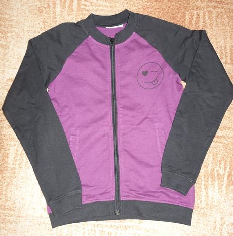 Dívčí mikina se smajlíkem vel. 146-152, nkd,146