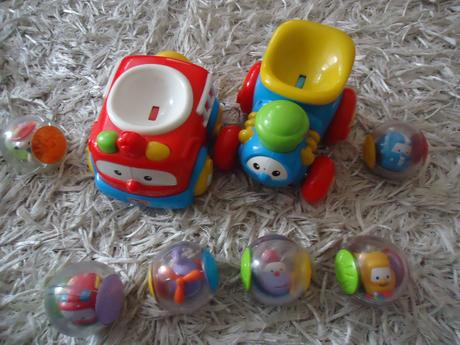 Hasiči a mašinka fisher price, 