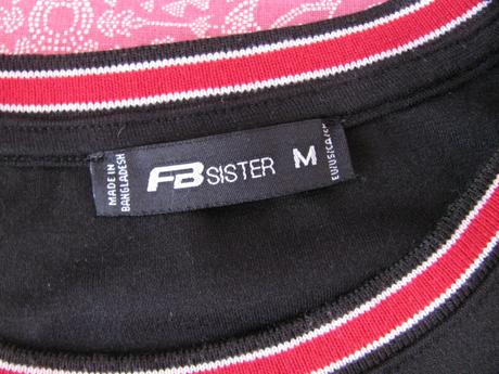 Černá elastická mikina s nápisem, m