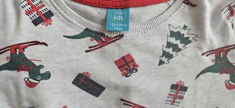 2x dvojdílné vánoční pyžamo, pyžamko, vel.122/128, pepco,122