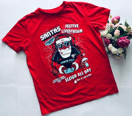 Triko vánoční se santou - v.14/15 let, 164