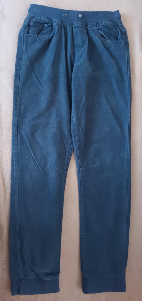 Chlapecké kalhoty manšestrové tmavě modré coolclub, coolclub,170