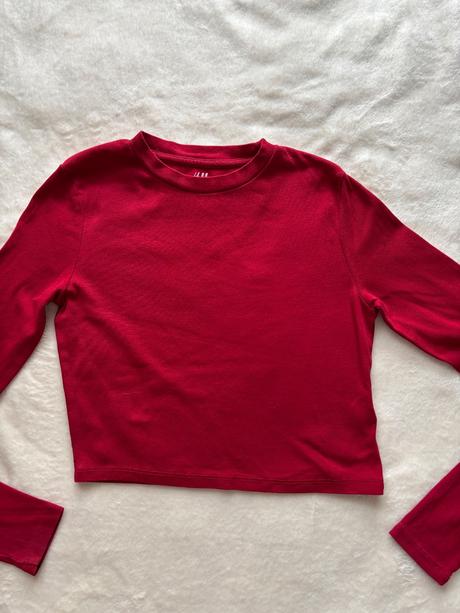 Triko crop top - v.158/164, h&m,158