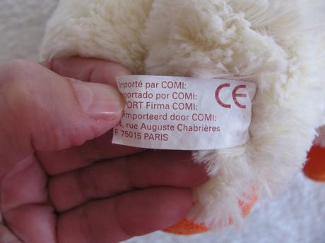 Plyšová hračka - kuřátko s vajíčkem peeko paris, 