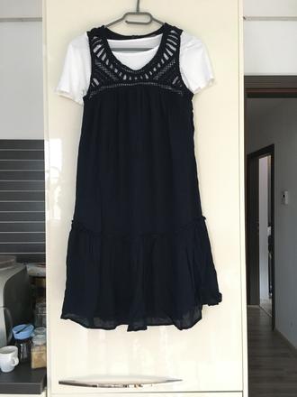 Volné/ těhotenské šaty, vel. 34 / xs, c&a,xs