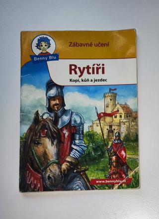 Kniha benny blu rytíři - kopí, kůň a jezdec, 