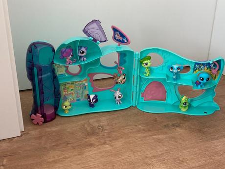 Littlest pet shop - zvířatká, domeček,