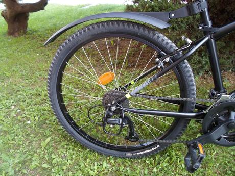 Černé dětské kolo 9-12 let, 24" palců, 24