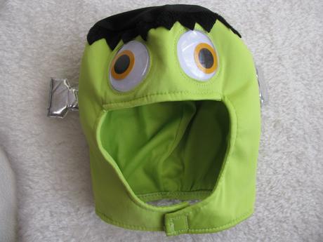 Kostým, maska na hlavu frankenstein,