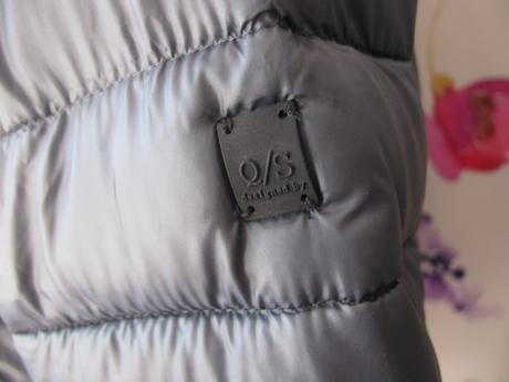 Dámská prošívaná modro šedá bunda s kapucí, s.oliver,l