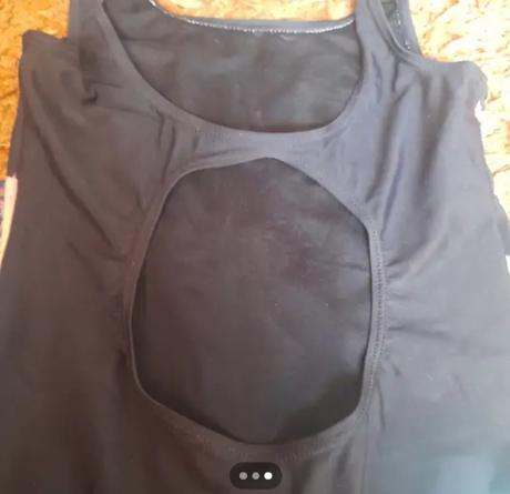 Dívčí plavky 10 až 11let černé jednodílné, tesco,140