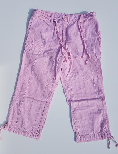 L98 dívčí 3/4 plátěné kalhoty vel. 122, next,122