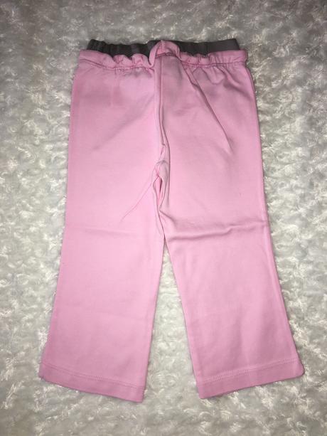 Růžové bavlněné tepláky benetton, benetton,80