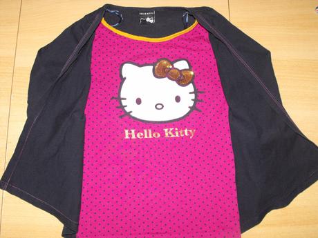 Tričko +svetrík hello kitty 2v1, sanrio,128