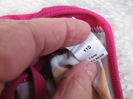 Sytě růžové jednodílné plavky nemo, disney,110