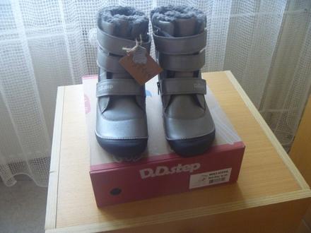 Nové šedé d.d.step zimní barefoot boty vel. 35, d.d.step,35