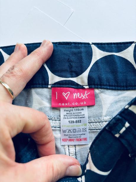 Kraťasy modro bílé - v.6 let next, next,116